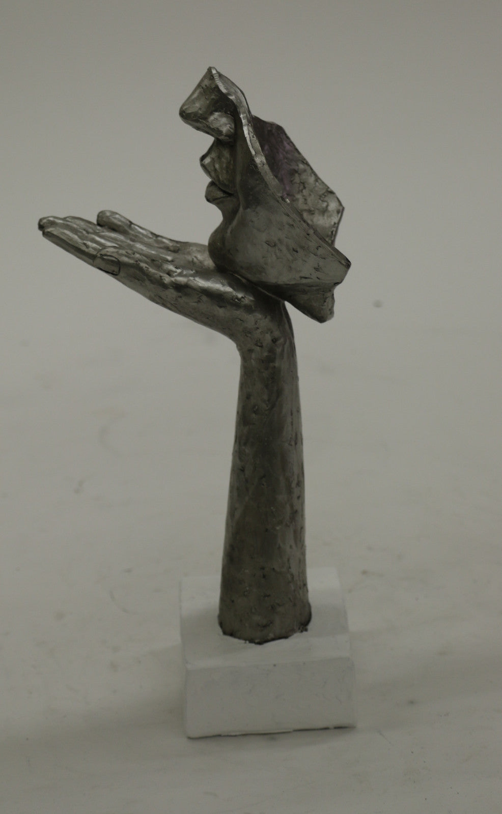 SALVADOR DALI CONTEMPORARY ART TRIBUTE BRONZED STATUE / SCULPTURE ABSTRACT MODERN