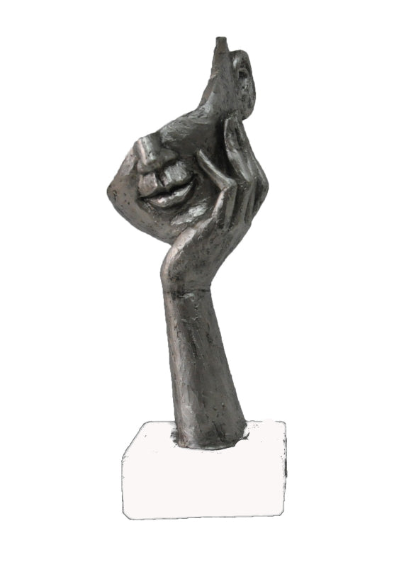 STUNNING UNIQUE BRONZE EFFECT CONTEMPORARY SCULPTURE COLD CAST FIGURINE DALI