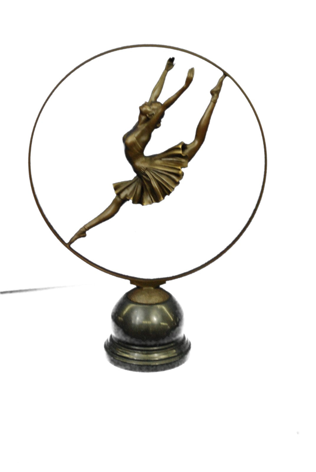 Rare Vitaleh Russian Ballerina Bronze Sculpture Statue Figure Figurine Art Deco