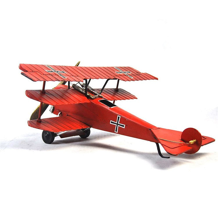 Antique Style World War I German Plane Baron Detailed Handcrafted Artwork Decor