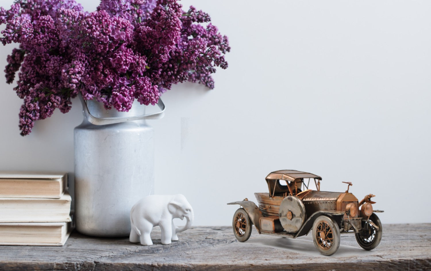 ROLLS ROYCE SILVER GHOST 1914 LUXURY CAR VINTAGE REPRODUCTION ARTWORK FIGURINE