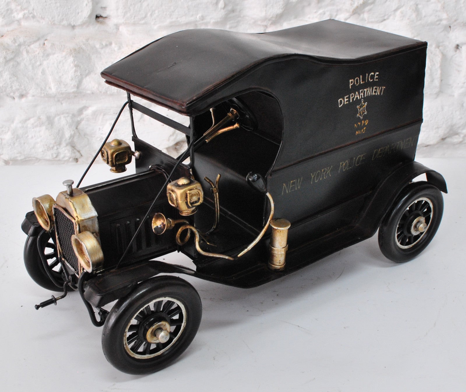 1914 Ford tin Lizzie", "leaping Lena", "jitney" or "flivver" Automobile Police
