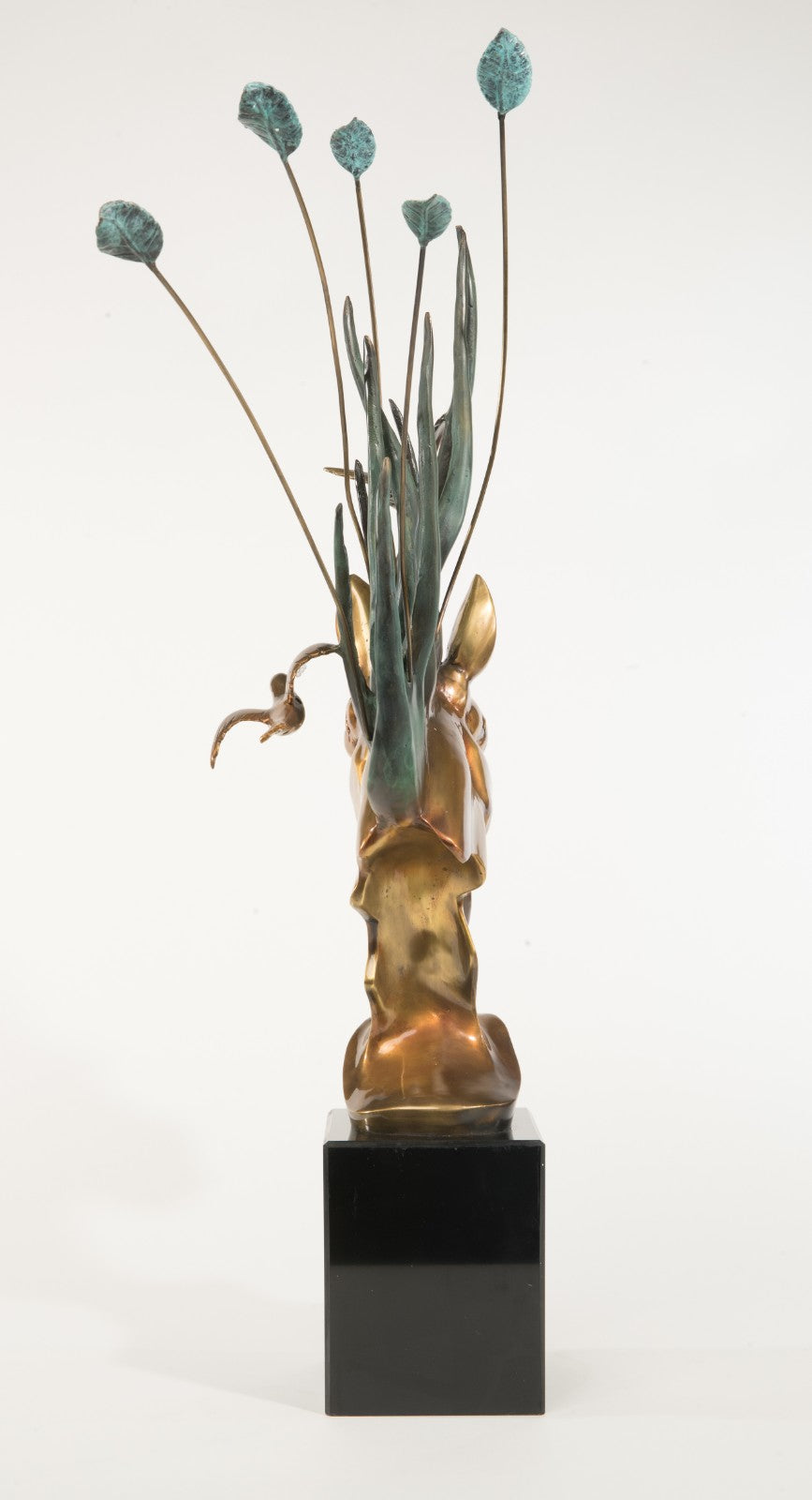 Collector Edition Home Office Decoration Show piece Horses Bust Bronze Sculpture