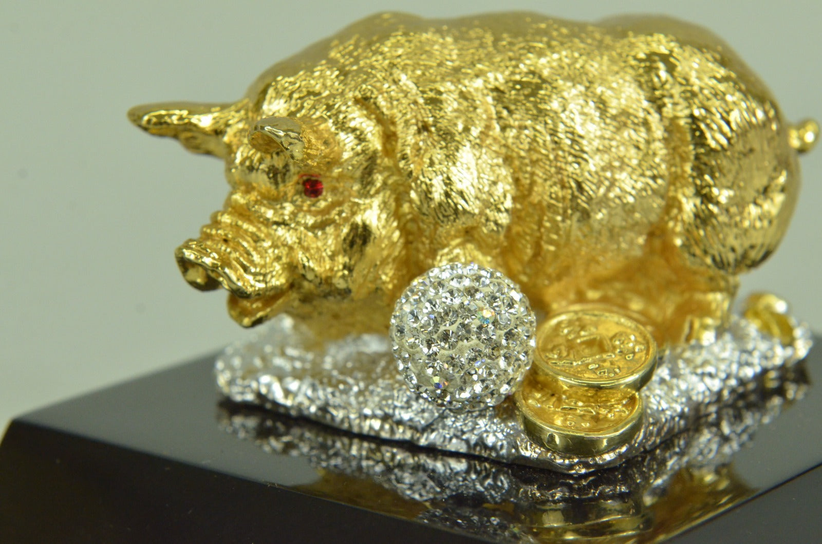 PIG FARM ANIMAL LOST WAX Collectible Decor Bronze Sculpture Statue Figurine Sale