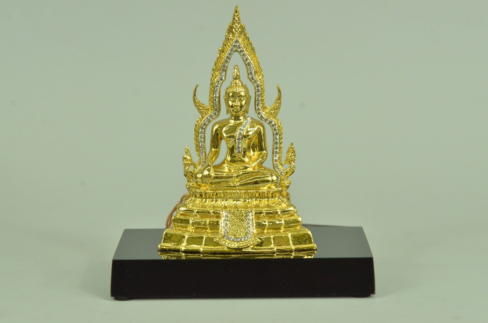 Buddha Statue Bronze Tibetan Old Buddhism Chinese Sakyamuni Carved hand