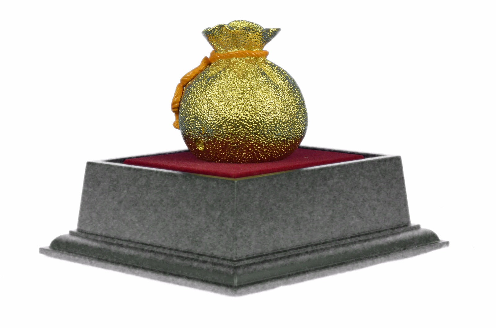 Collectible Great Gift Idea Money Bag 24K Gold Bronze Sculpture Figurine Hotcast