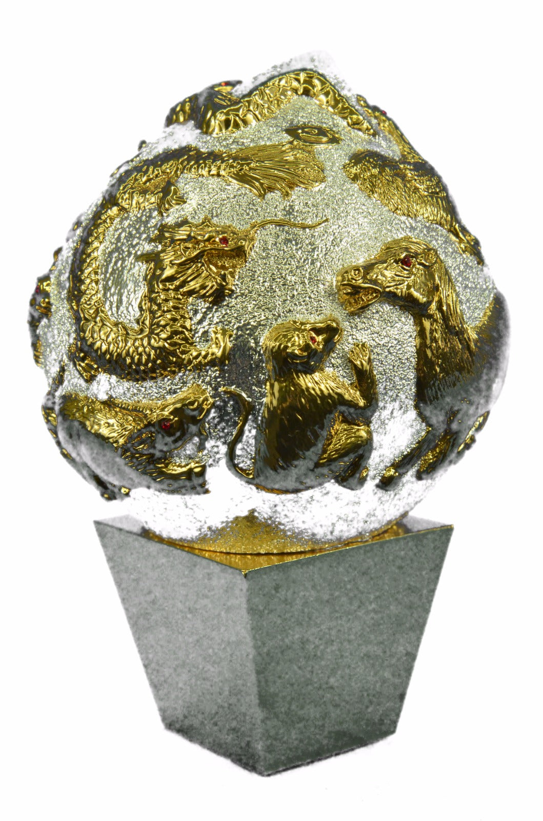 Twelve of the Western Astrology Hotcast Masterpiece 24K Plate Gold Bronze