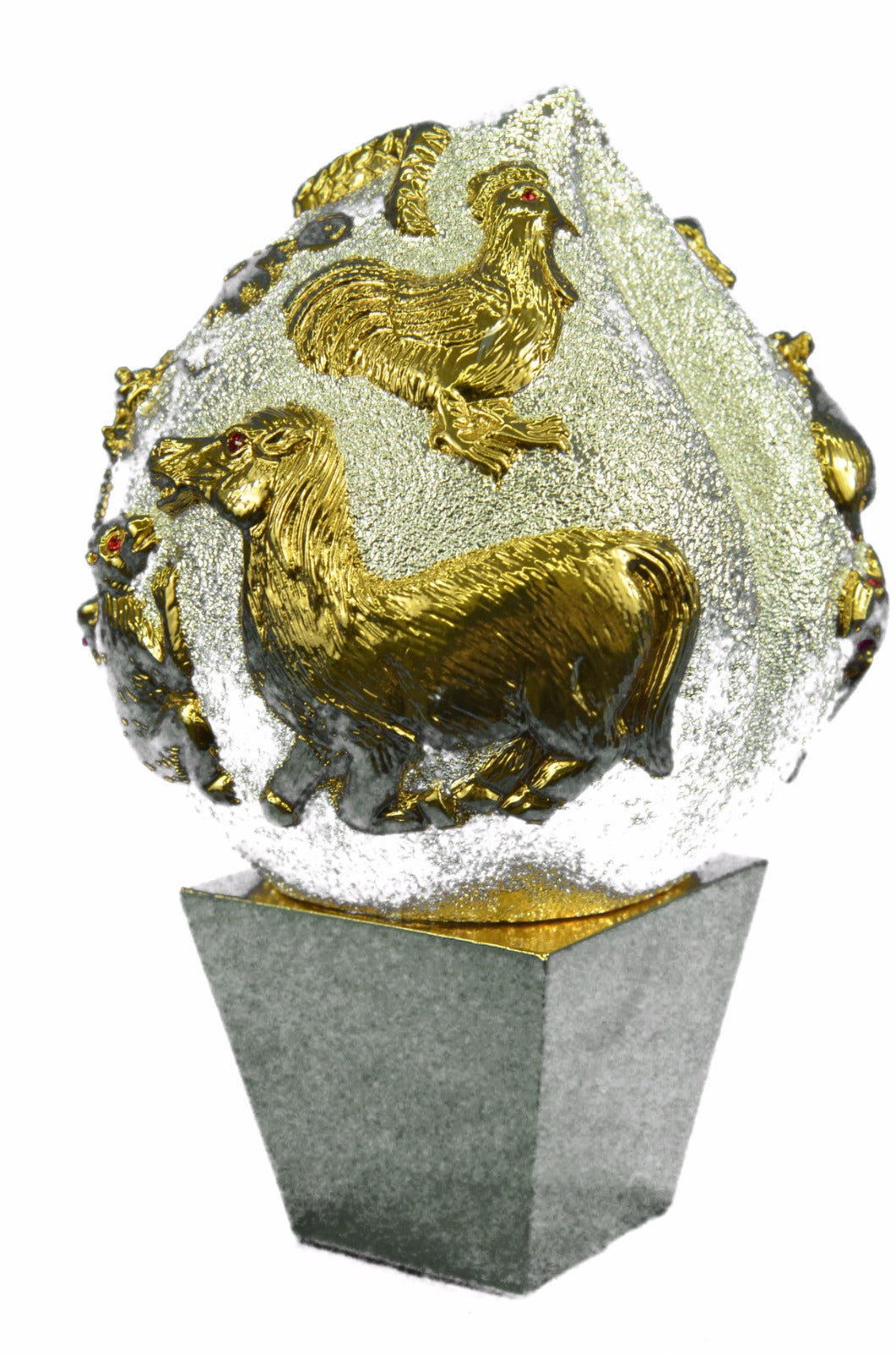 Twelve of the Western Astrology Hotcast Masterpiece 24K Plate Gold Bronze