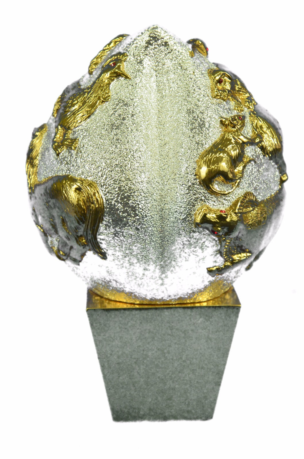 Twelve of the Western Astrology Hotcast Masterpiece 24K Plate Gold Bronze