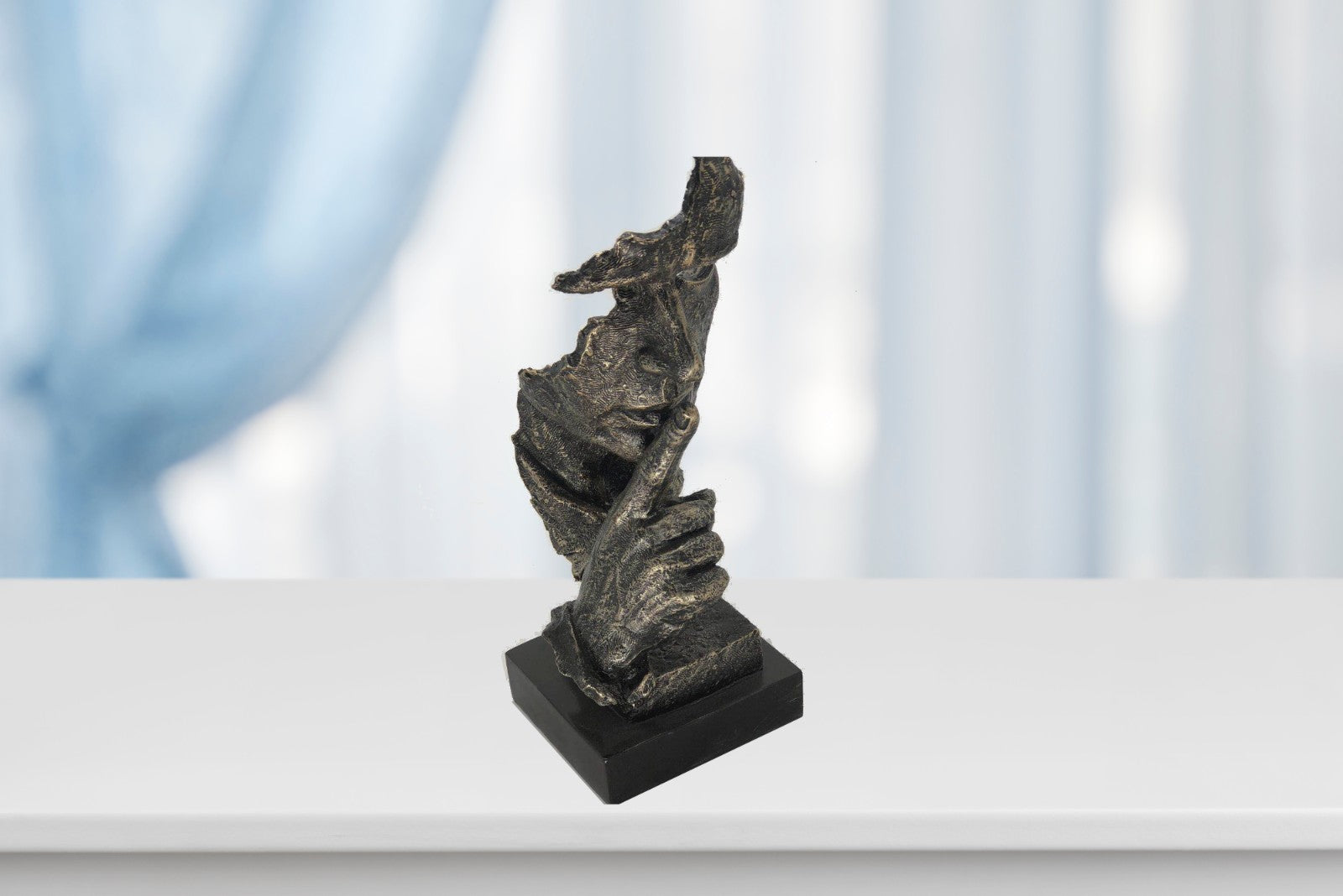 Hushing Man by Salvador Dali – Bronzed Replica Sculpture Figurine SALE