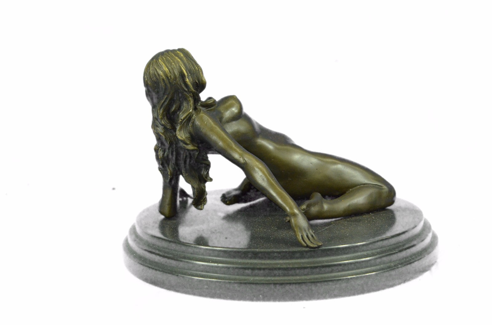 Handcrafted Sexy Nude Woman Bronze Sculpture Collectible Lost Wax Figurine Sale