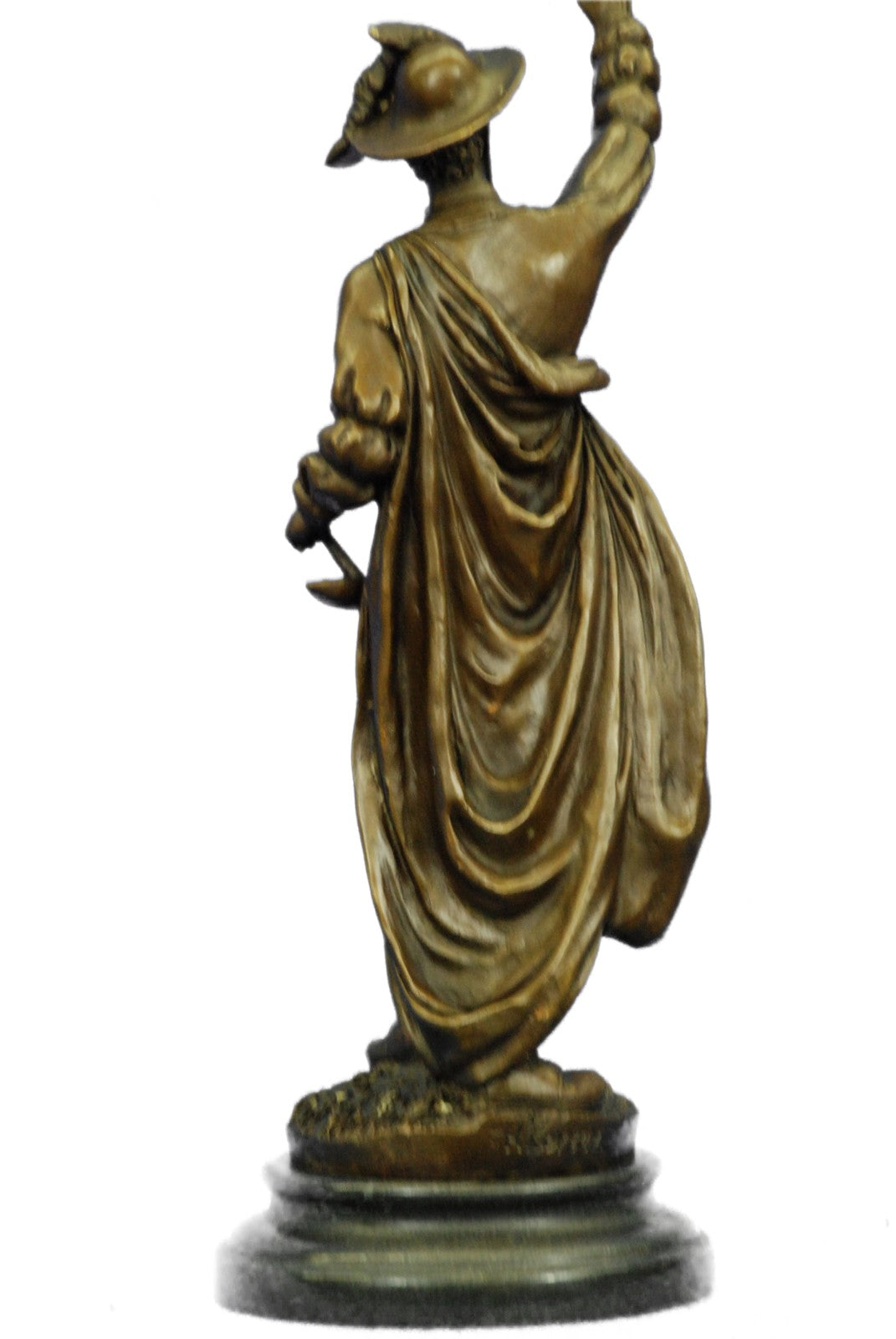Vasco Balboa Spanish Spain Memorabilia Bronze Sculpture Marble Base Figurine