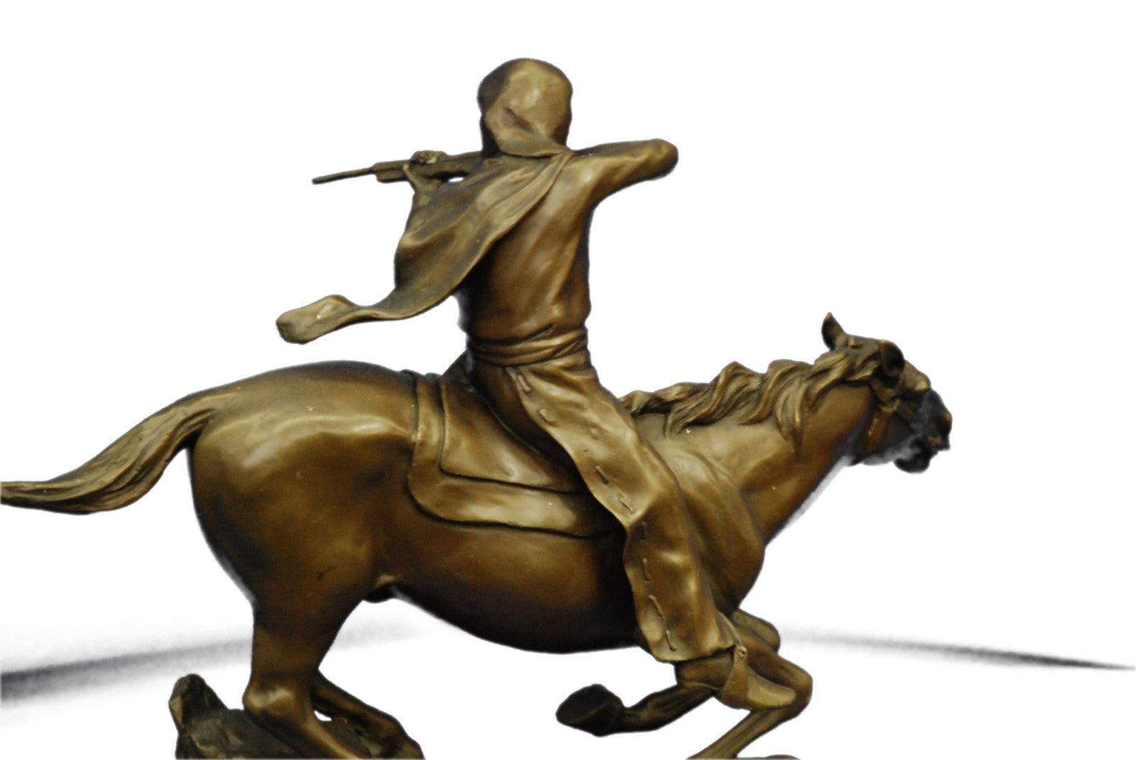 Vintage Carl Kauba Vienna Austria Indian Warrior Bronze Sculpture