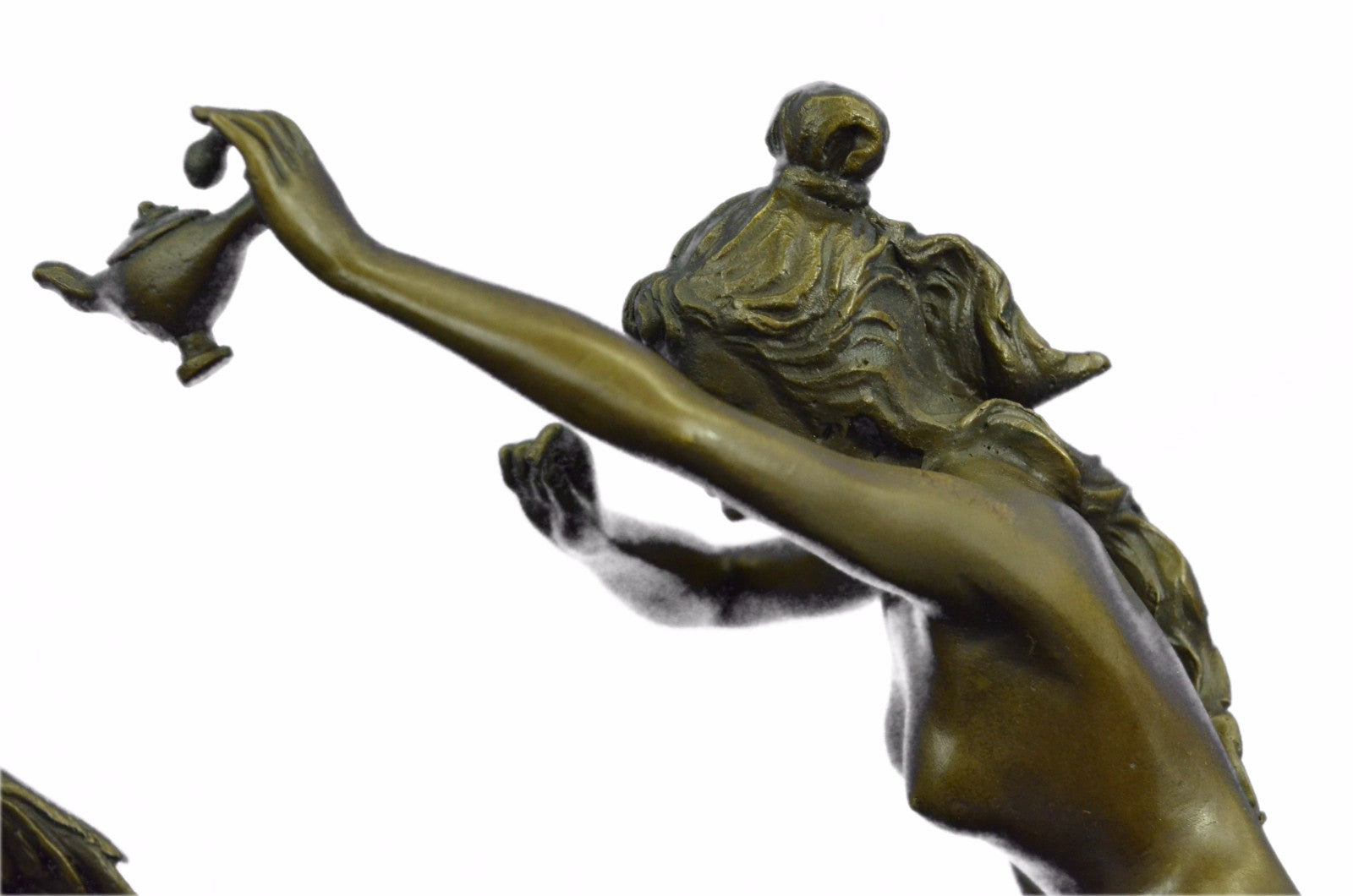 Nude Sexy Male Angel Statue Collectible Erotic Naked Man Winged Sleeping Beauty