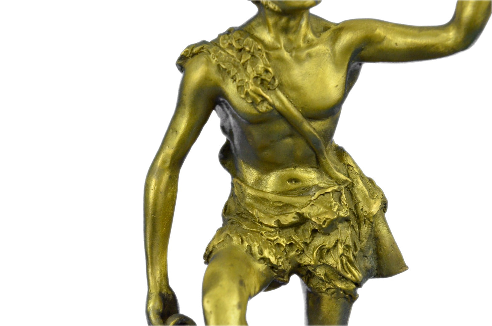 Handcrafted bronze sculpture SALE Wine Boy Bacchus Dionysus Male Nude Sensual