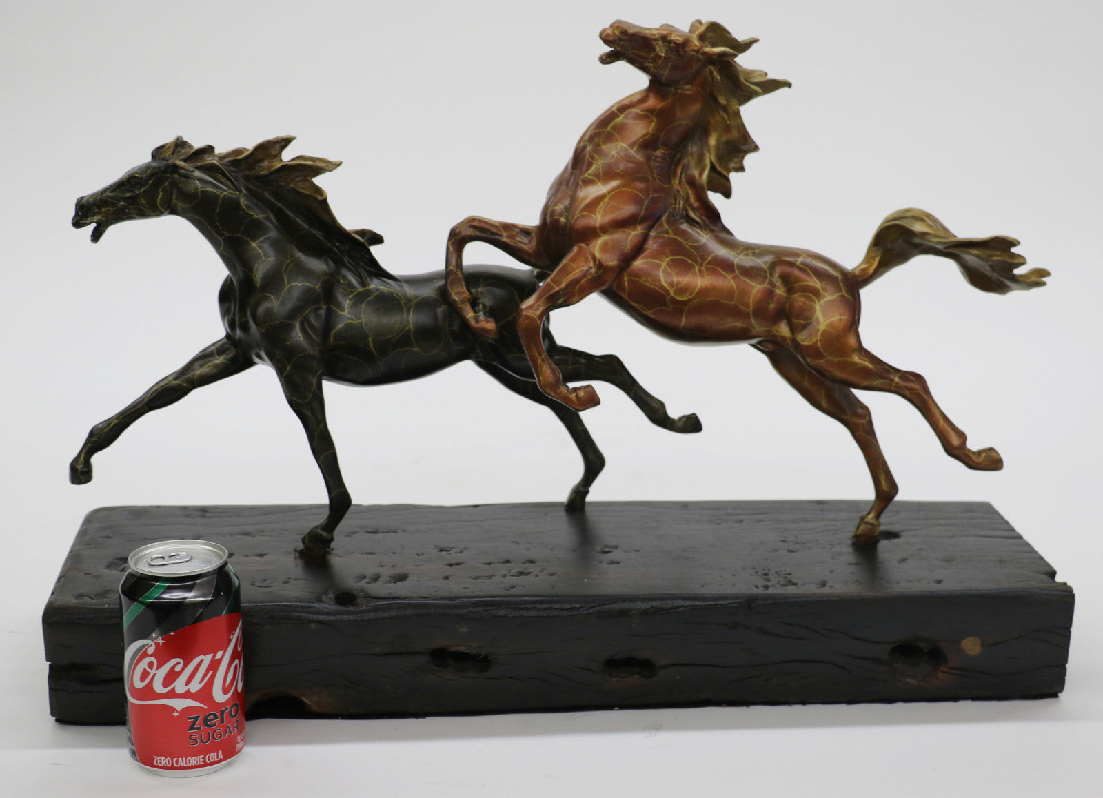 French Bronze Horse Horses Pony Statue Art Deco Hot Cast Figure Decoration