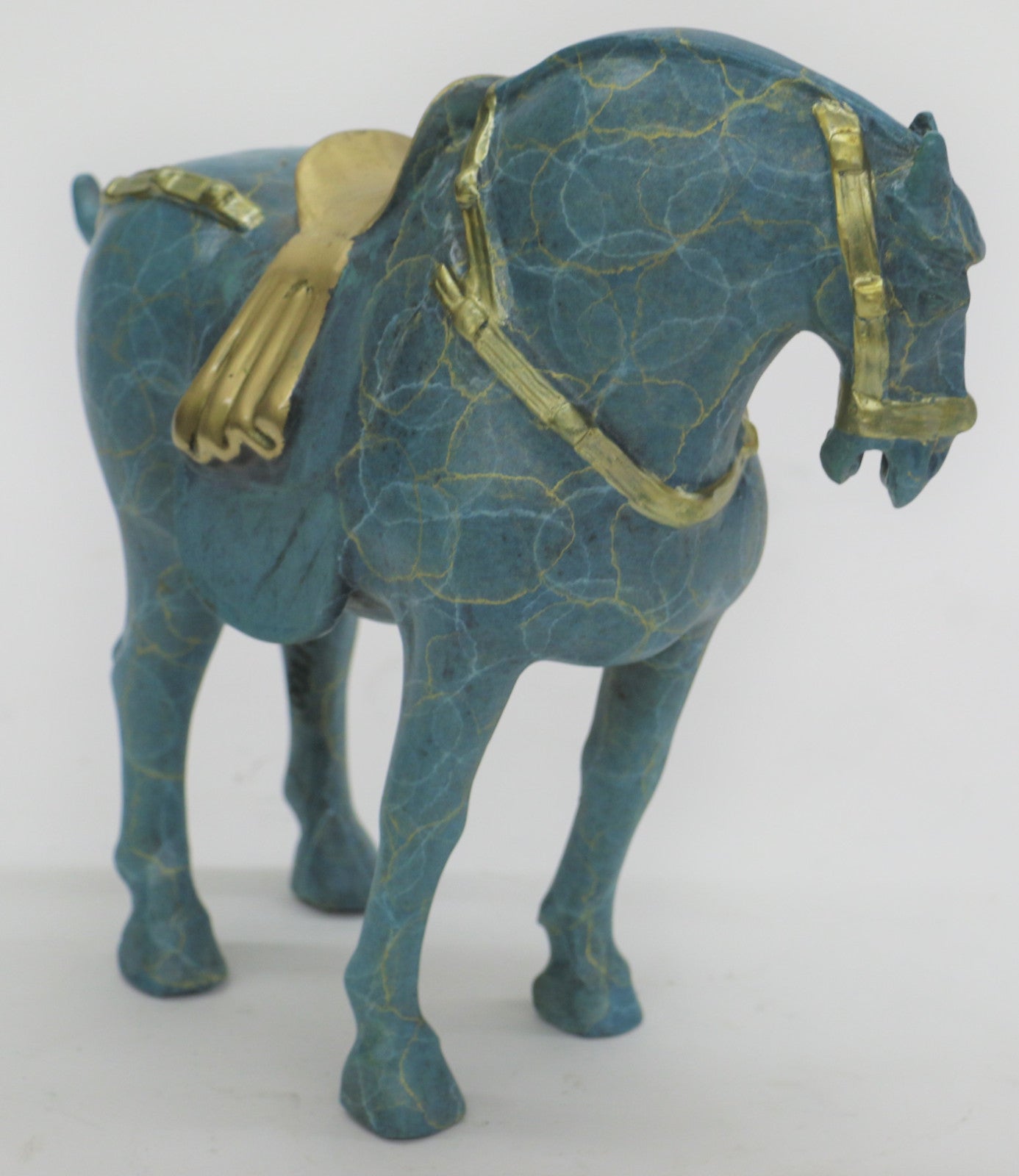 Tang Horse by Williams Handcrafted by Lost Wax Bronze Sculpture Hot Cast Figurine
