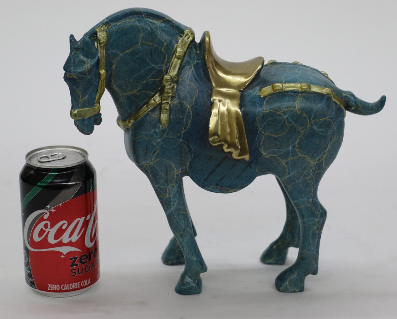 Tang Horse by Williams Handcrafted by Lost Wax Bronze Sculpture Hot Cast Figurine