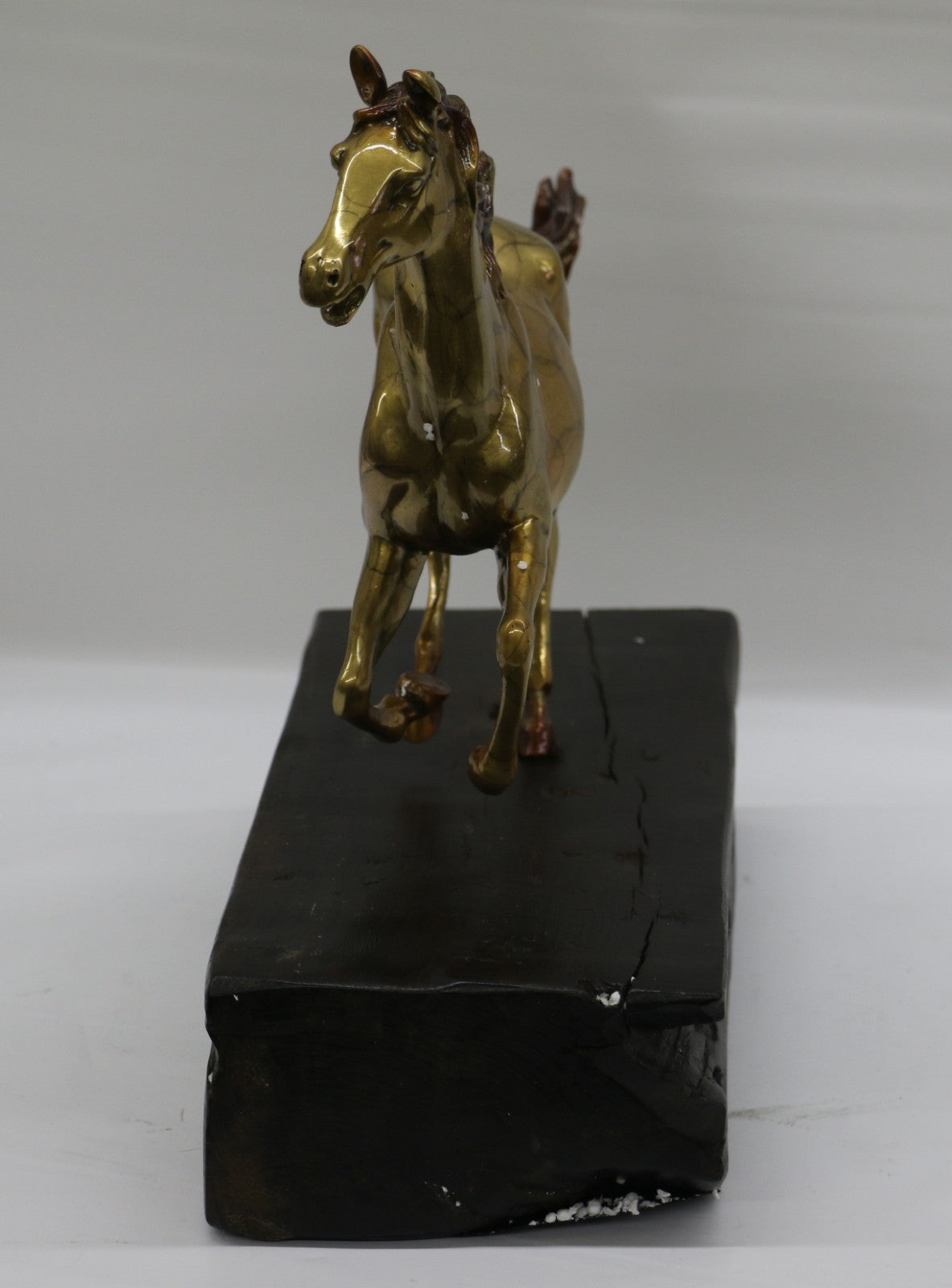 Equestrian Arabian Horse Mare Foal Farm Breeder Bronze Statue Sculpture Decor