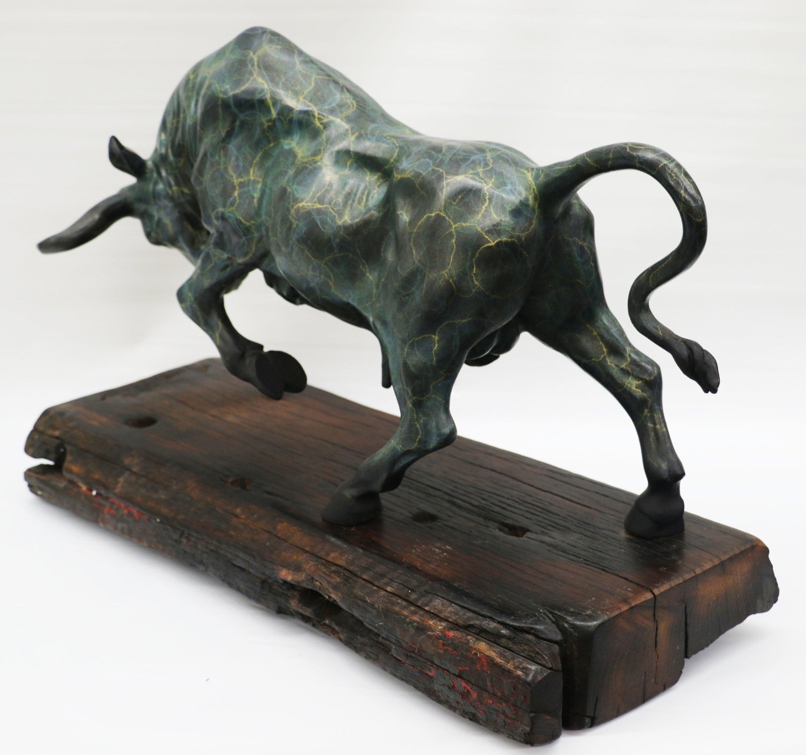 Buy Bronzeskulptur Stier Bulle – 51cm Handmade Bronze Bull Sculpture for Sale