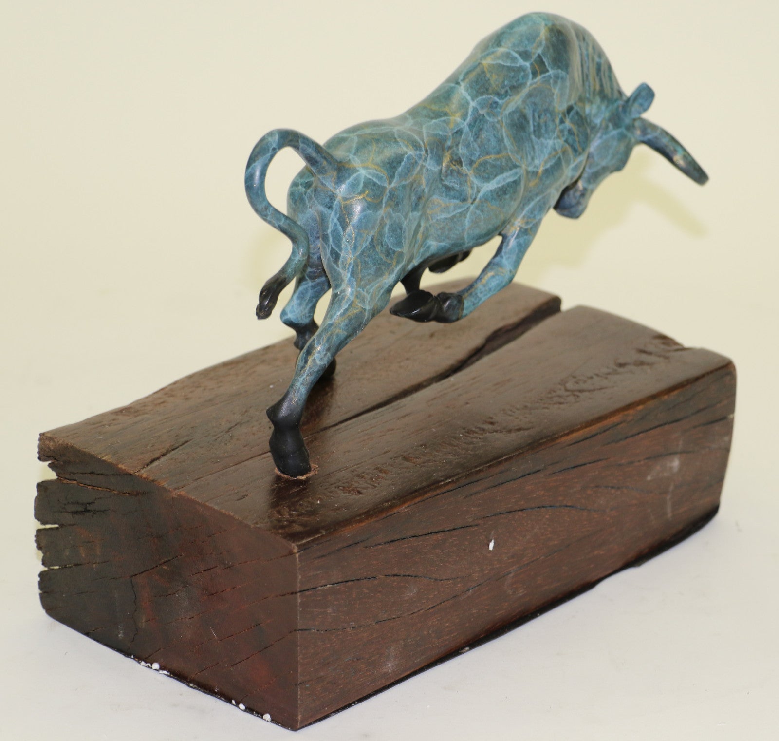 Stock Market Bull Bronze Sculpture Toro Bullfight Figurine by Milo Decor Sale