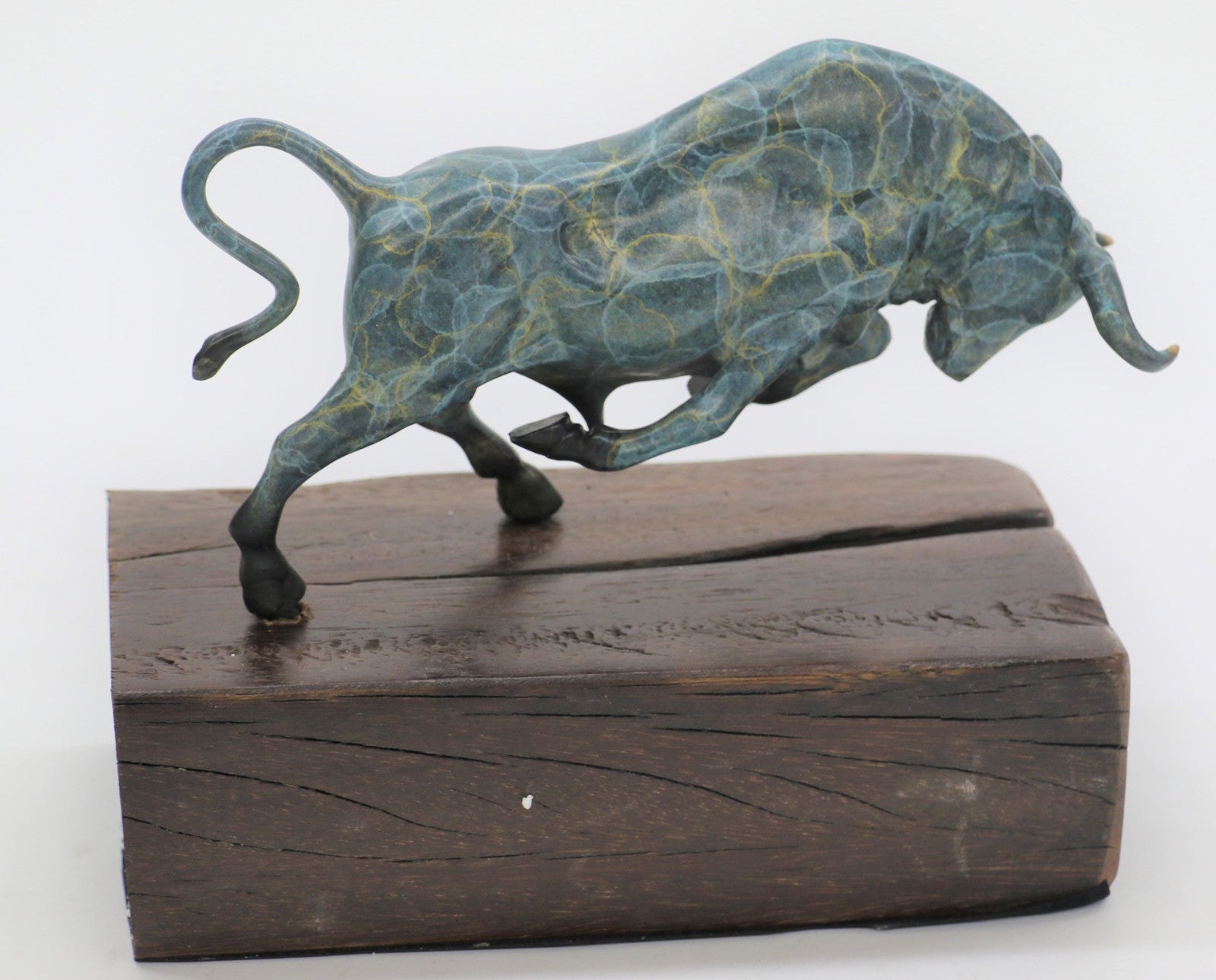 Stock Market Bull Bronze Sculpture Toro Bullfight Figurine by Milo Decor Sale