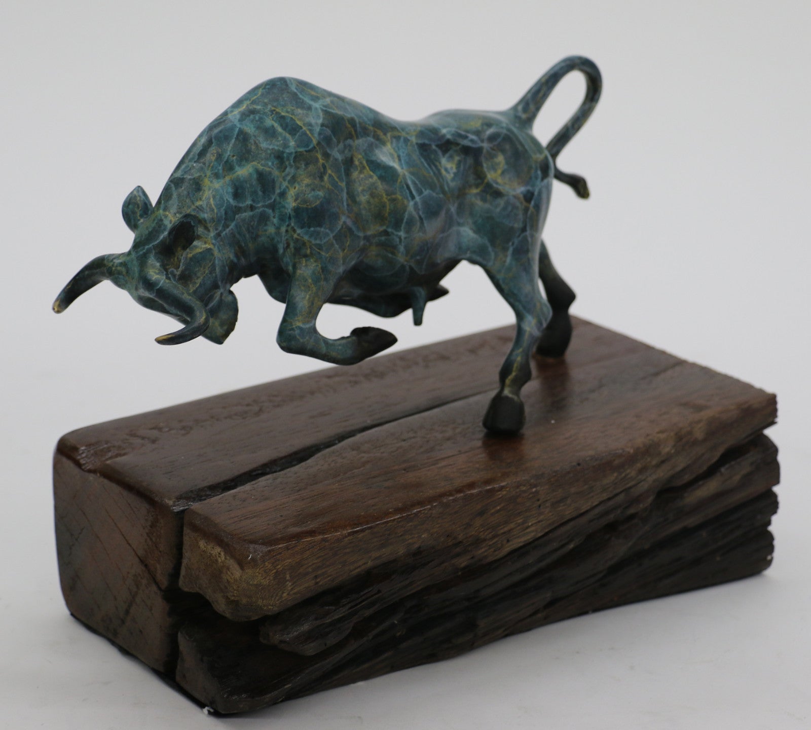 Stock Market Bull Bronze Sculpture Toro Bullfight Figurine by Milo Decor Sale