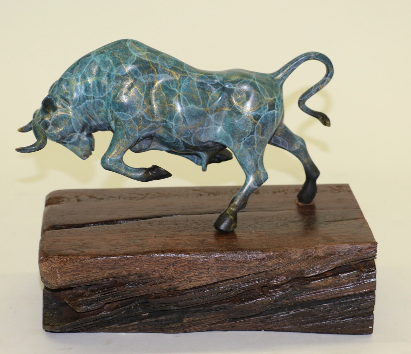 Stock Market Bull Bronze Sculpture Toro Bullfight Figurine by Milo Decor Sale