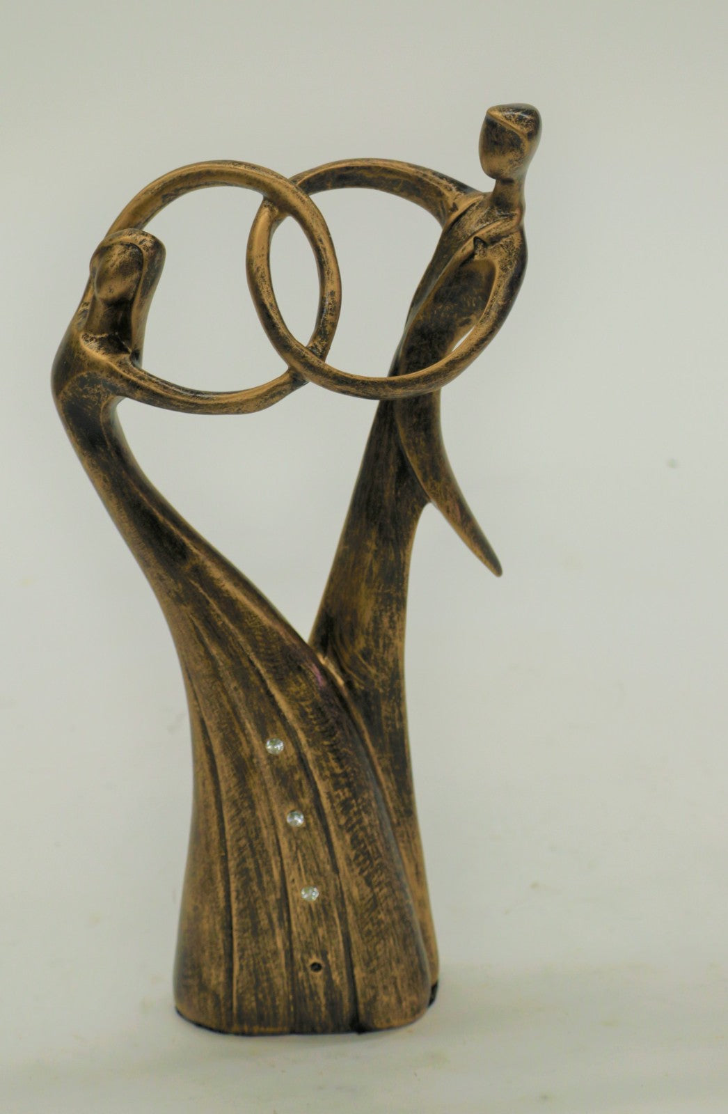 Shall We Dance Man Woman Wedding Anniversary Gift Bronze Home Decoration