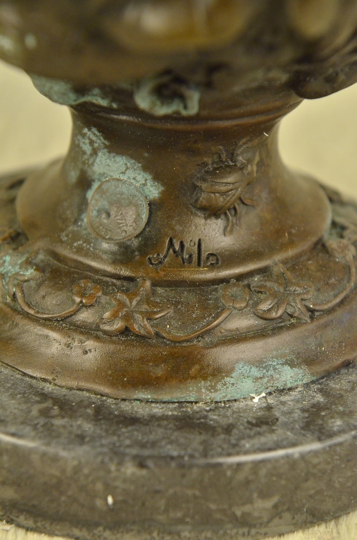 Handcrafted Baby Cherub Angel putti Vase Urn Home Office Decoration Bronze Sale