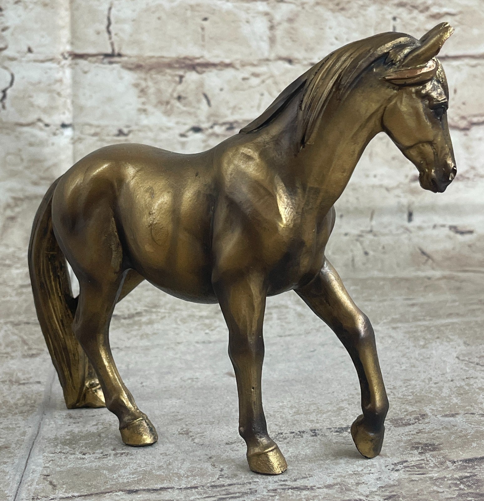 Bronze Finish Original Handcrafted Artwork Horse Mare Sculpture Figurine