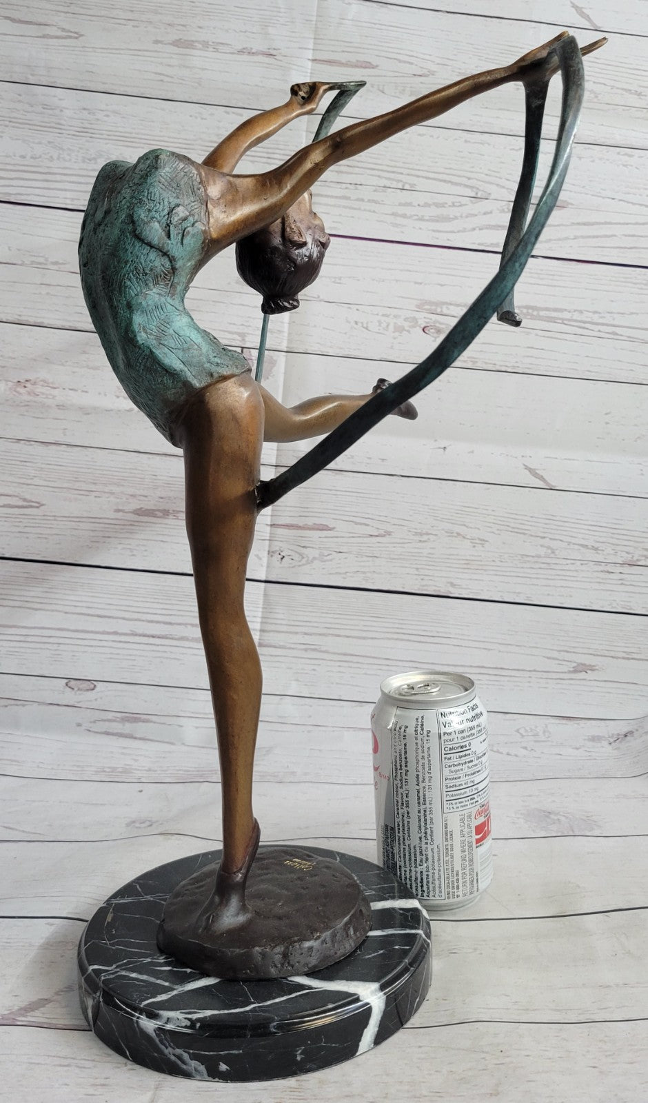 Statue gymnaste danseur de bronze sculpture figurine 55 cm Home Decoration Decor