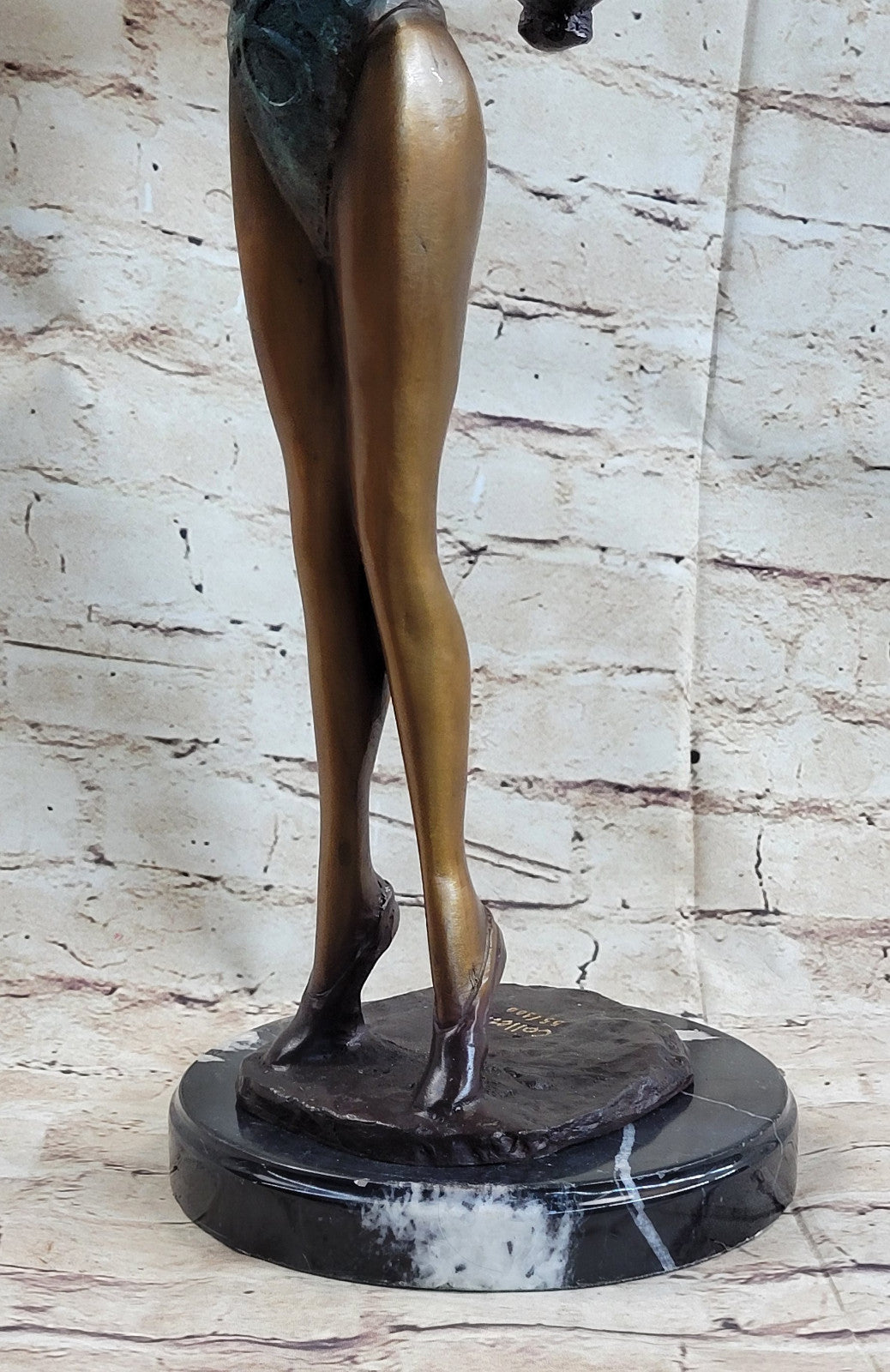 Stunning Collett Swiss Artist Nick Gymnast Woman Bronze Statue LTD EDTION