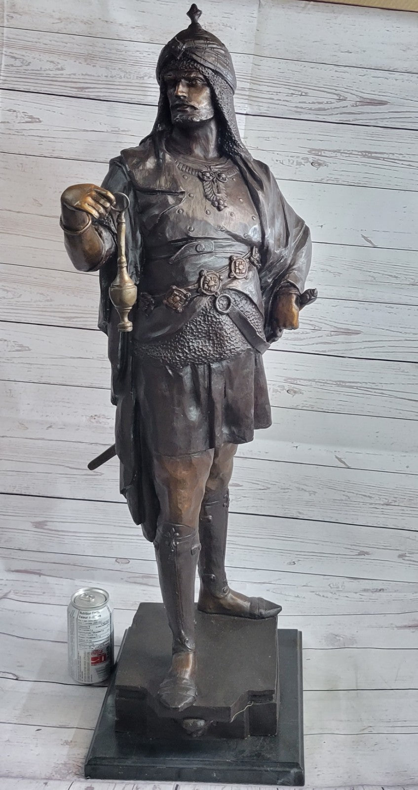 Handcrafted Artwork Bronze Figure Decoration Depict Museum Original Quality