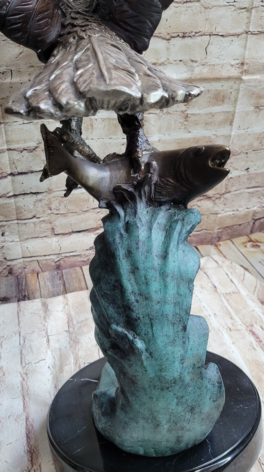 Impressive Large American Eagle Bird Freedom Head Heavy Figurine Sculpture SALE