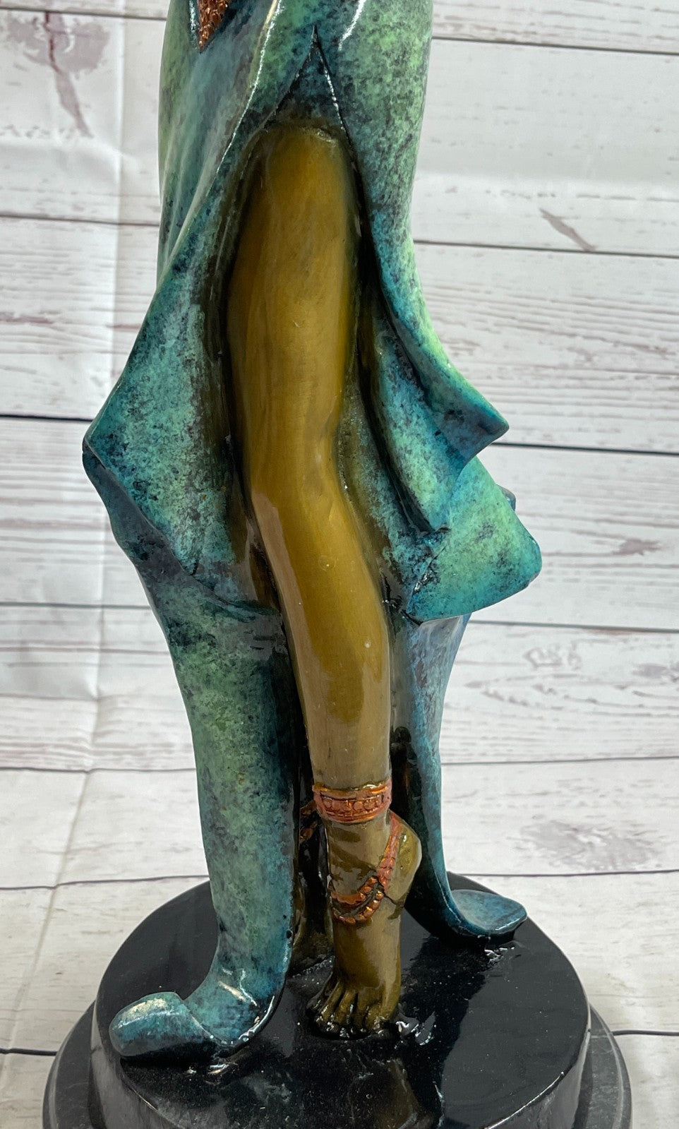 Art Deco Large Ballerina Dancers Bronze Collectible Sculpture Original Figurine