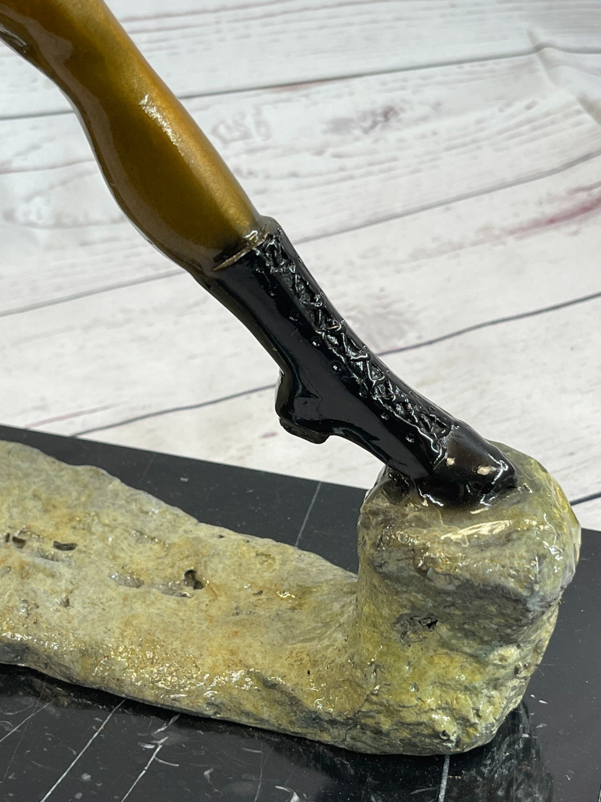 vintage Apollo Greek God Style Archer Nude Male Bronze Sculpture Statue History