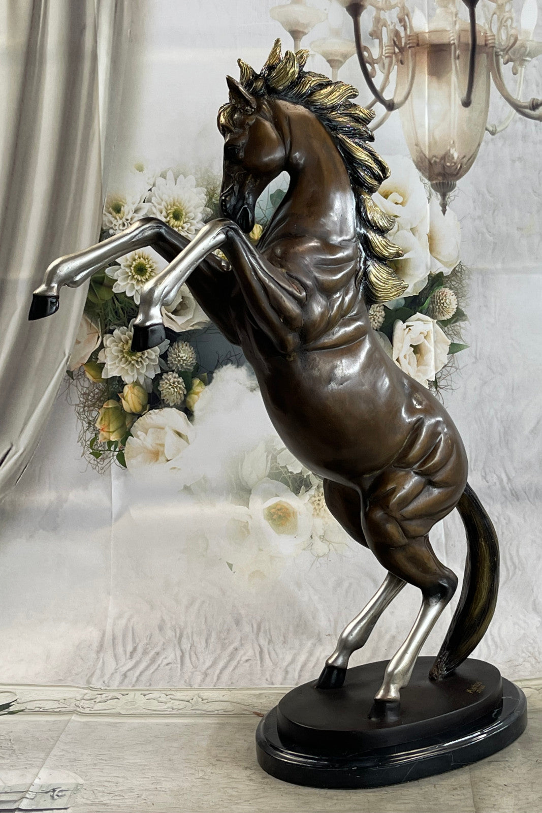 Arabian Horse Bronze Sculpture by Marius – Limited Edition Statue Figurine Décor on Sale