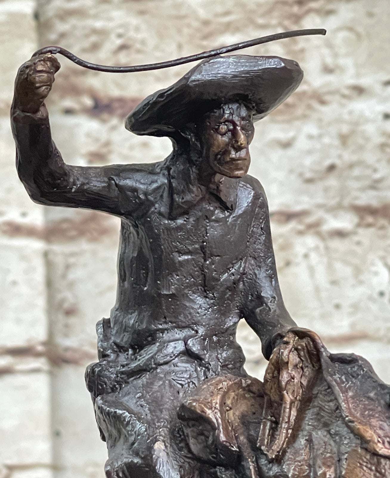 Bronco Buster by Remington Bronze Sculpture Art Deco Hot Cast Figurine Figure