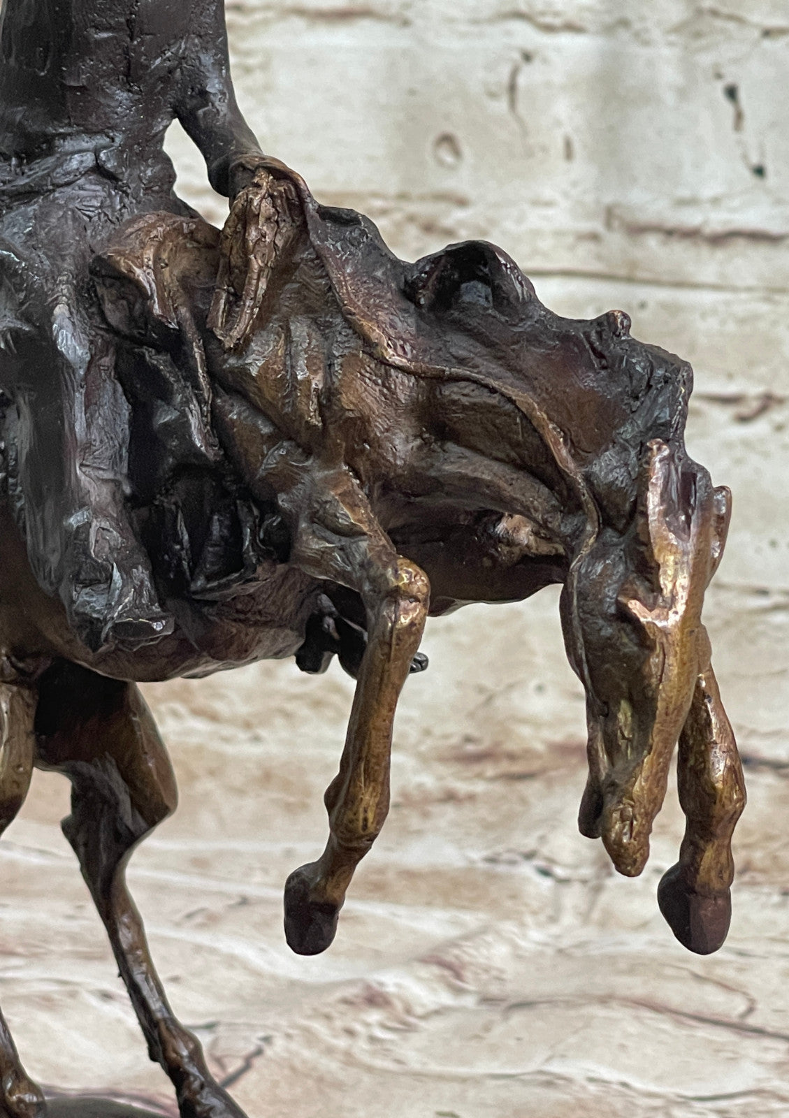 Bronco Buster by Remington Bronze Sculpture Art Deco Hot Cast Figurine Figure