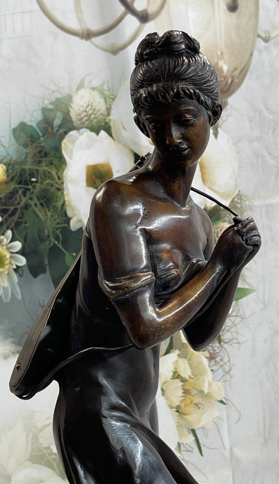 Handcrafted bronze sculpture SALE Gui Fashion Old Playing Girl Sexy Moreau