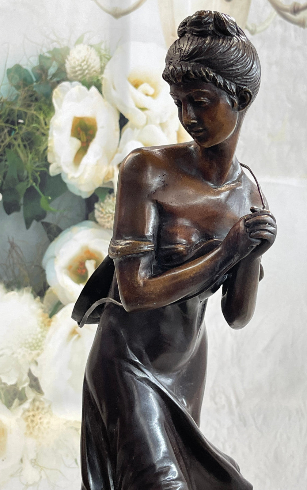 Handcrafted bronze sculpture SALE Gui Fashion Old Playing Girl Sexy Moreau