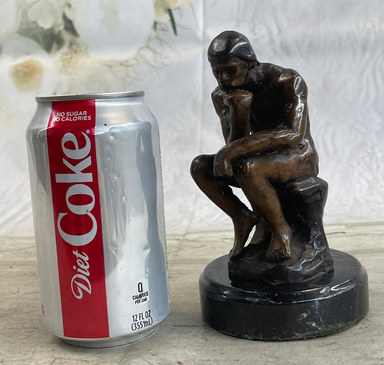 Handcrafted bronze sculpture SALE Deco Art Thinker The Rodin`S Rodin Elegant ART