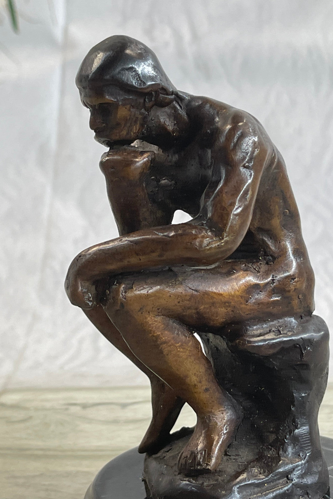 Handcrafted bronze sculpture SALE Deco Art Thinker The Rodin`S Rodin Elegant ART