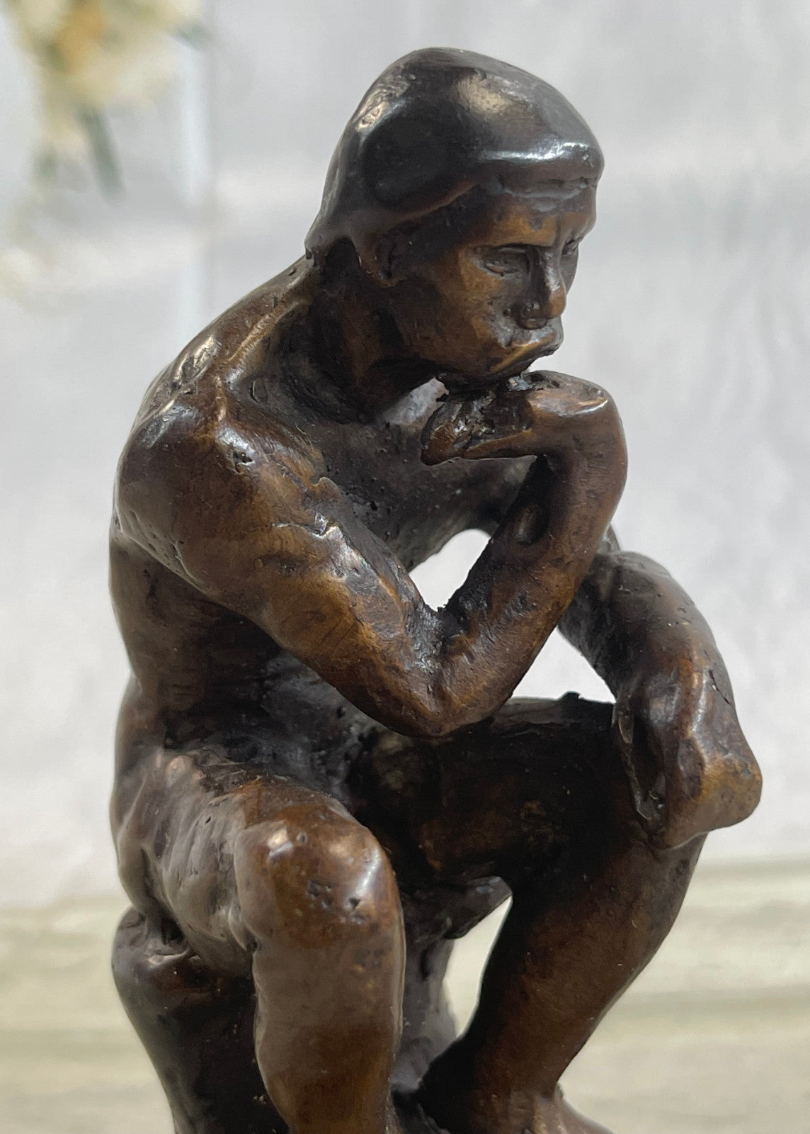Handcrafted bronze sculpture SALE Deco Art Thinker The Rodin`S Rodin Elegant ART