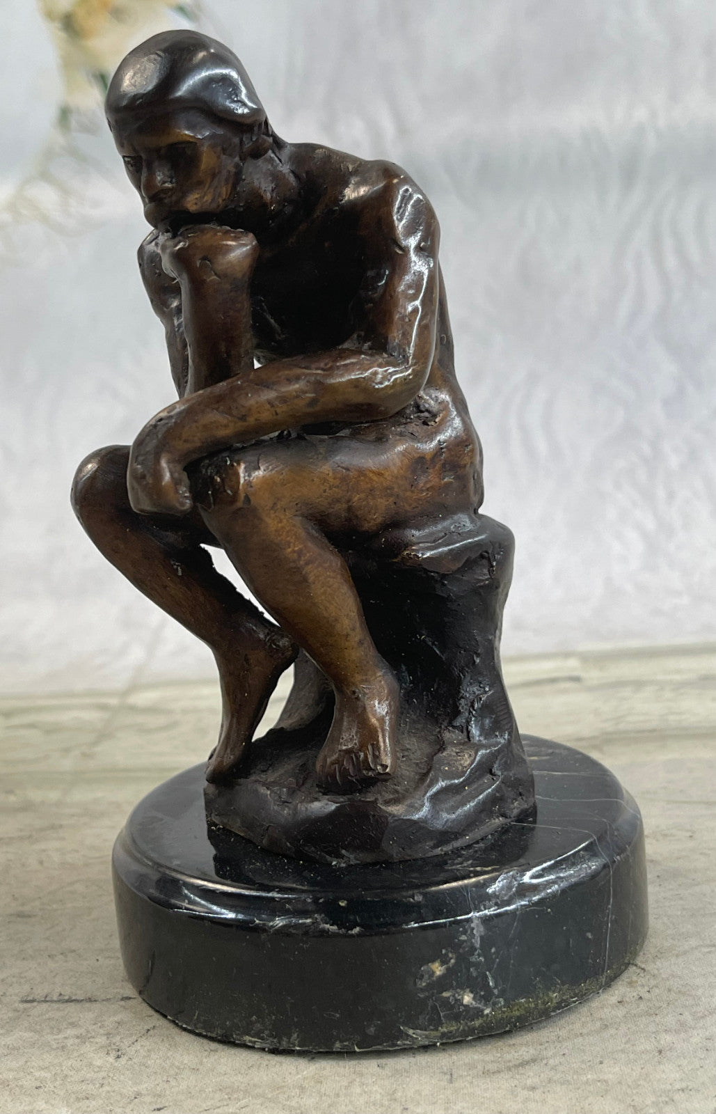 Handcrafted bronze sculpture SALE Deco Art Thinker The Rodin`S Rodin Elegant ART