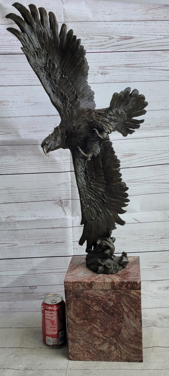 Hand Made Extra Large Eagle Museum Quality Classic Artwork Bronze Sculpture Deal