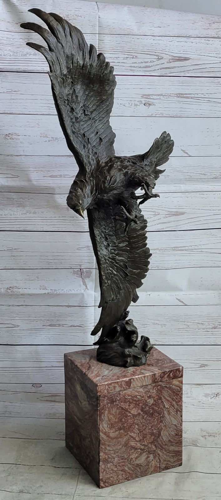 Hand Made Extra Large Eagle Museum Quality Classic Artwork Bronze Sculpture Deal