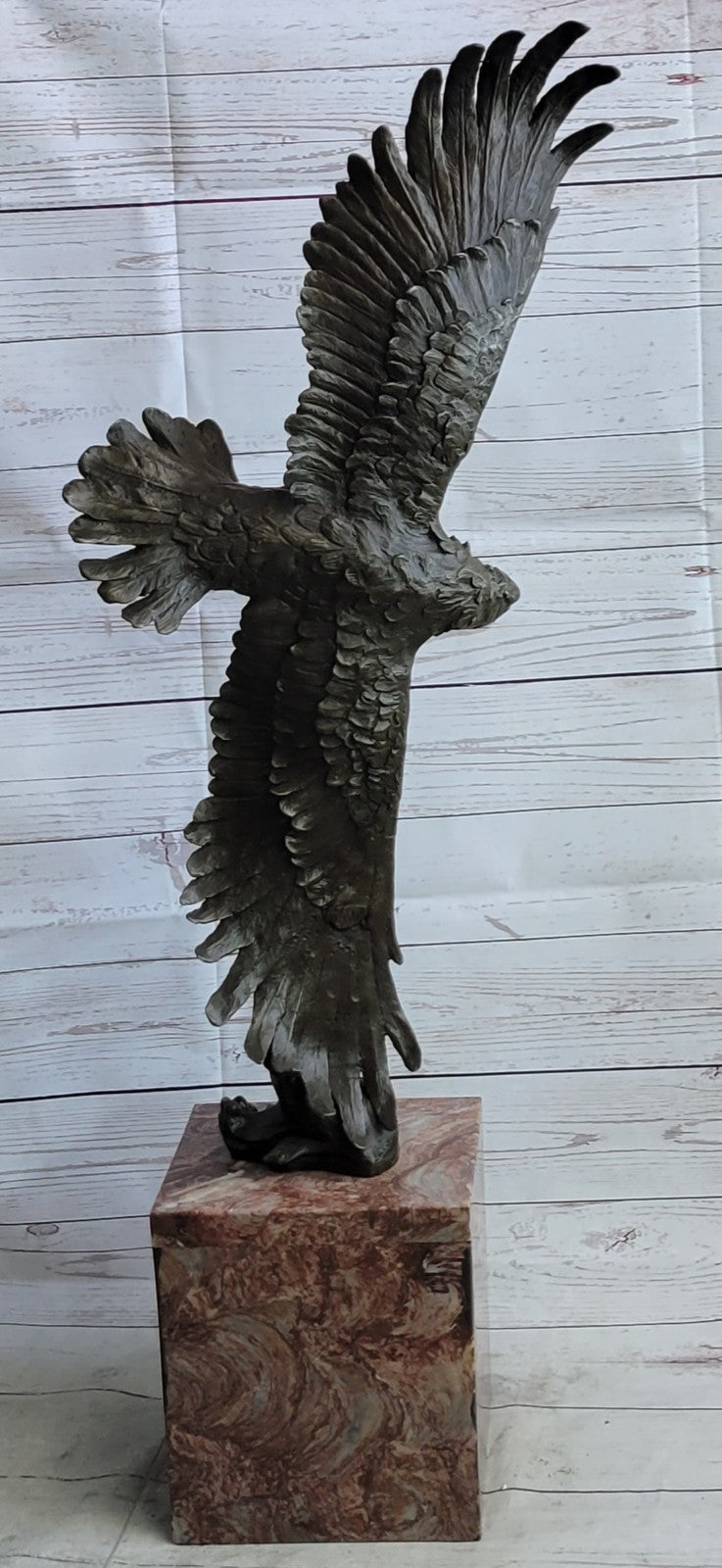 Hand Made Extra Large Eagle Museum Quality Classic Artwork Bronze Sculpture Deal