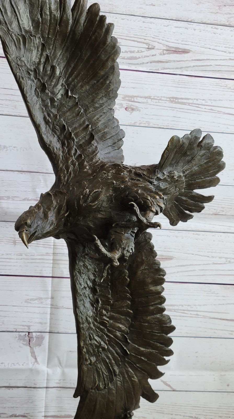 Hand Made Extra Large Eagle Museum Quality Classic Artwork Bronze Sculpture Deal